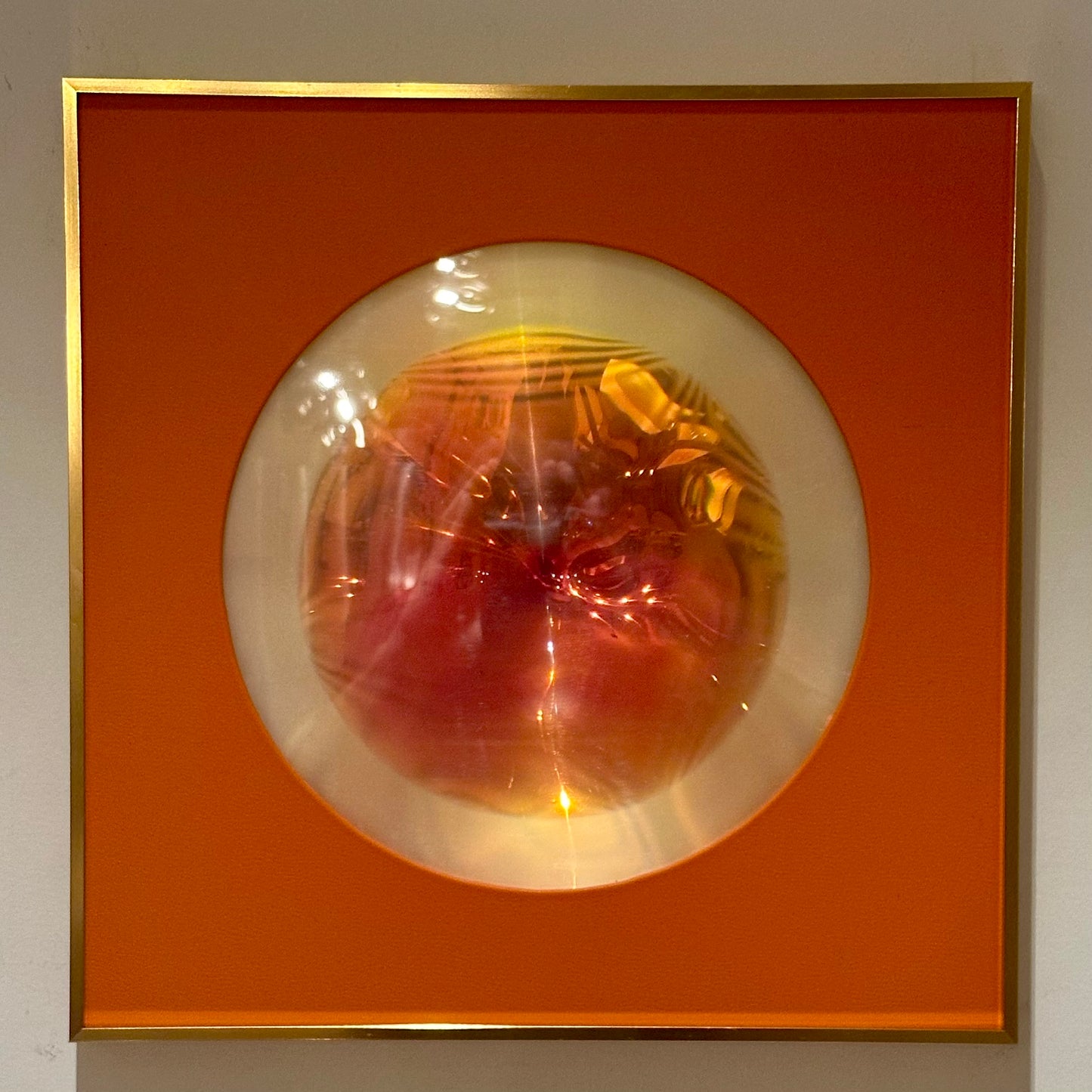 Spirit Orb Hermes Leather Orange/ Fire Orange - Maks Simone