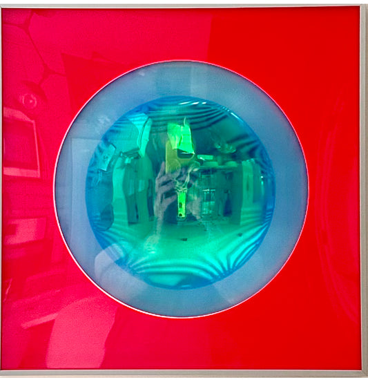 Spirit Orb Neon Red / Aqua Marine Blue - Maks Simone