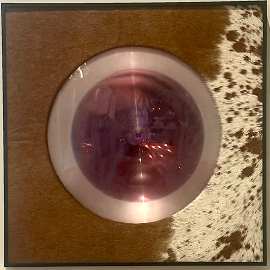 Spirit Orb Cow hide / Burgundy Mirror