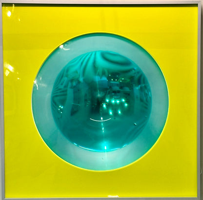 Spirit Orb Neon Yellow / Teal - Maks Simone