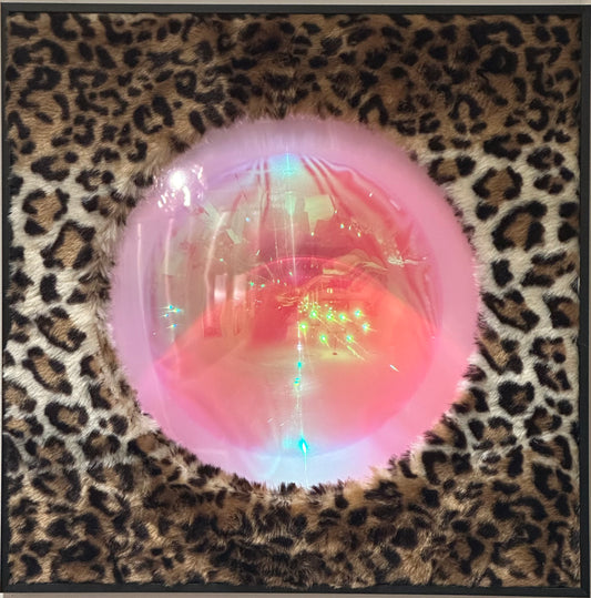 Spirit Orb Leopard Fur / Pink Iridescent - Maks Simone