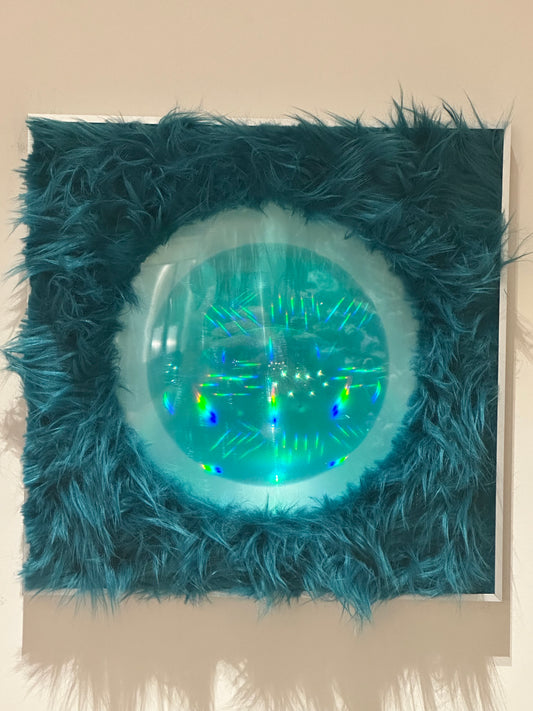 Spirit Orb Teal Fur / Rainbow Teal - Maks Simone