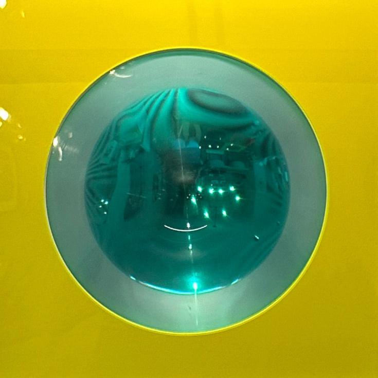 Spirit Orb Neon Yellow / Teal - Maks Simone